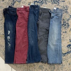Abercrombie Kids Jeans Assorted Colors - 5/6 LONG